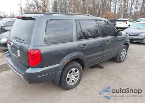 2004 Honda Pilot Ex-L from USA, damaged, VIN 2HKYF18504H510798
